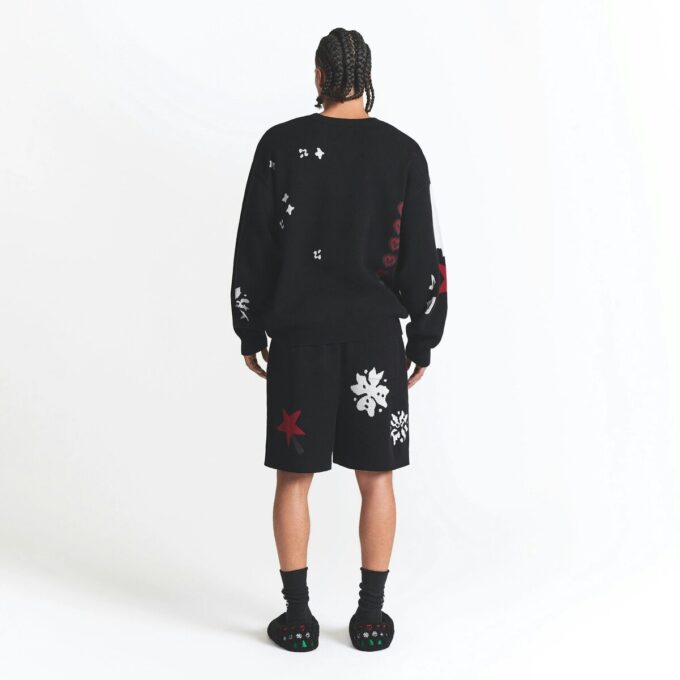 KAKTUS PLANTE FLEA MARKET X SKIMS BOMULDSSTRIK HERRE INTARSIA SHORTS