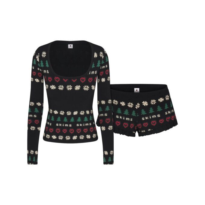 KAKTUS PLANTE FLEA MARKET X SKIMS SKIMS SLEEP SCOOP NECK SÆT