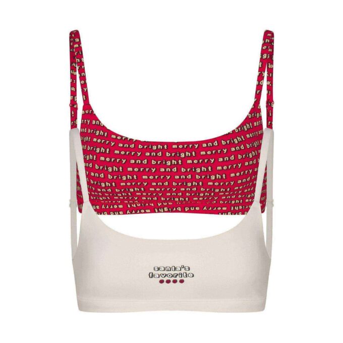 Kaktusplante Flea Market X Skims Bomuldsjersey Skæreskæbe Bralette 2-pak