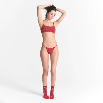 Kaktusplante Flea Market X Skims Bomuldsjersey String Bikini 5-pak
