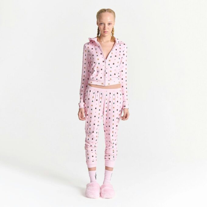 KAKTUSPLANTE FLEA MARKET X SKIMS PLUSH POINTELLE RELAXED LEGGINGS
