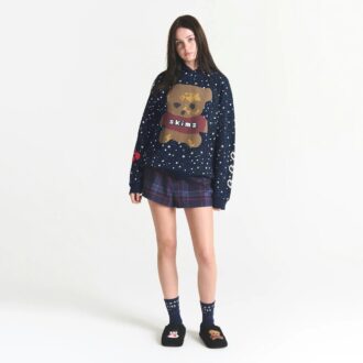 Kaktusplante Loppemarked X Skims Oversized Bomuldsfleece Hættetrøje