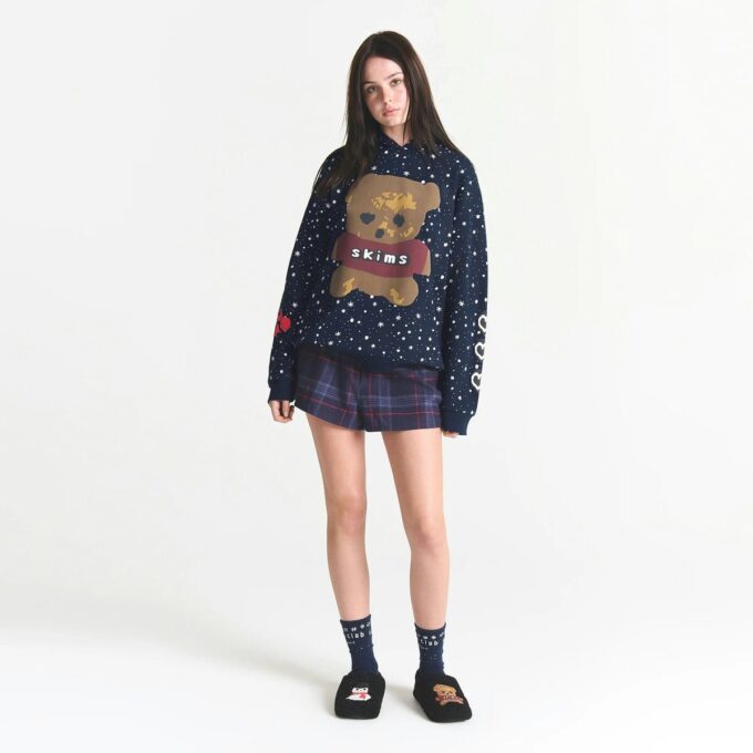 Kaktusplante Loppemarked X Skims Oversized Bomuldsfleece Hættetrøje