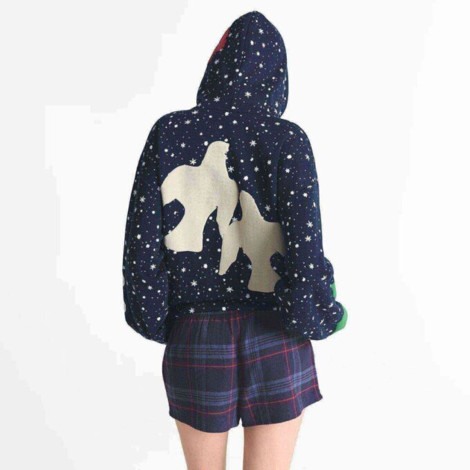 Kaktusplante Loppemarked X Skims Oversized Bomuldsfleece Hættetrøje