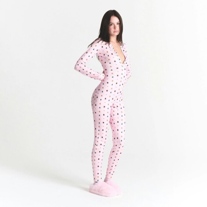 Kaktusplante Loppemarked X Skims Plys Pointelle Onesie