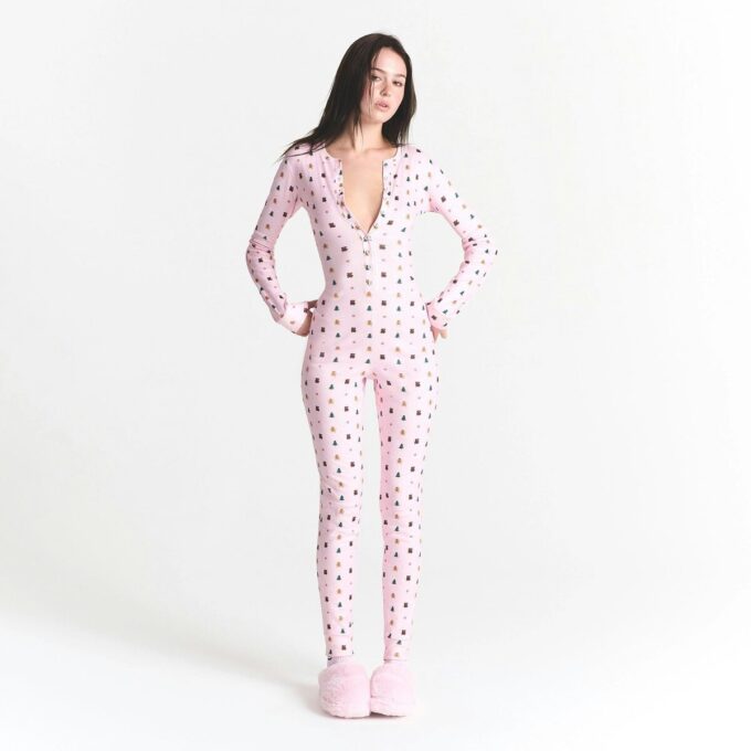 Kaktusplante Loppemarked X Skims Plys Pointelle Onesie
