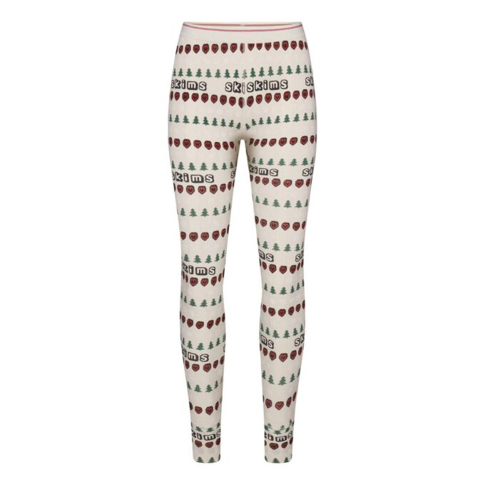 Kaktusplante Loppemarked X Skummet bomuldsrib Henley og leggingssæt