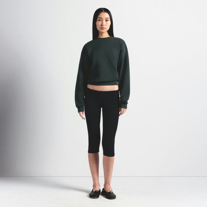 KLASSISK BOMULDSFLEECKE CREWNECK