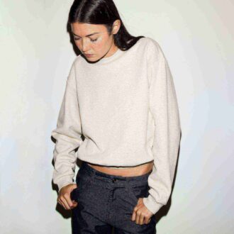 KLASSISK BOMULDSFLEECKE CREWNECK