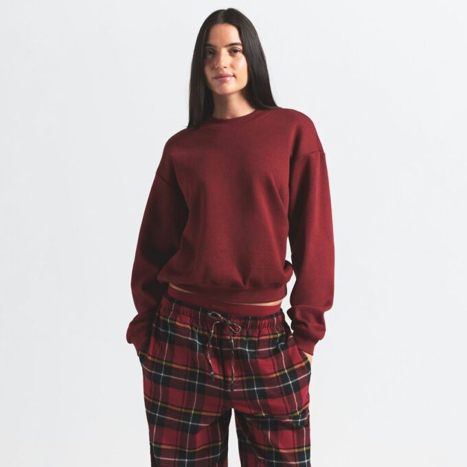 KLASSISK BOMULDSFLEECKE CREWNECK