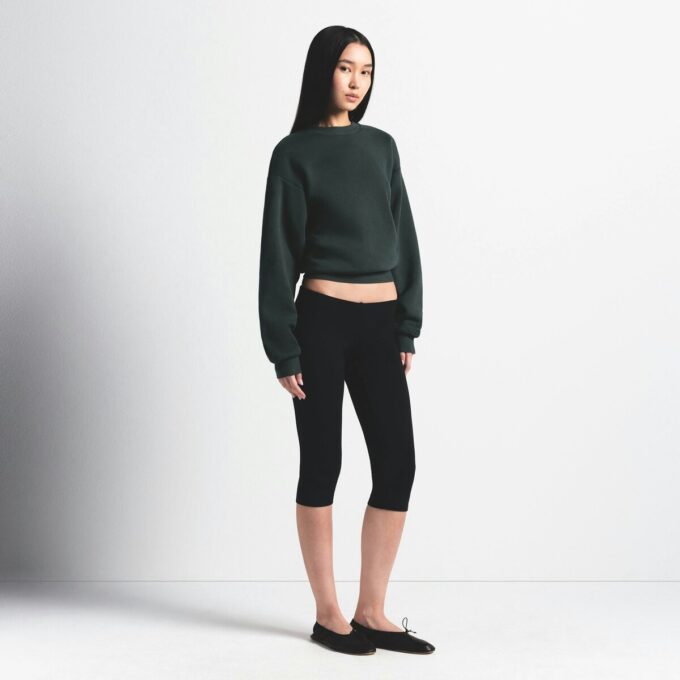 KLASSISK BOMULDSFLEECKE CREWNECK