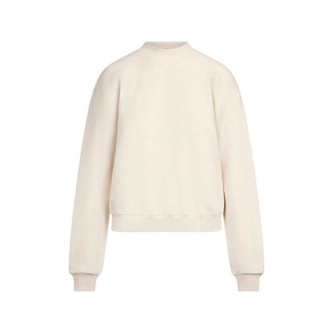 KLASSISK BOMULDSFLEECKE CREWNECK