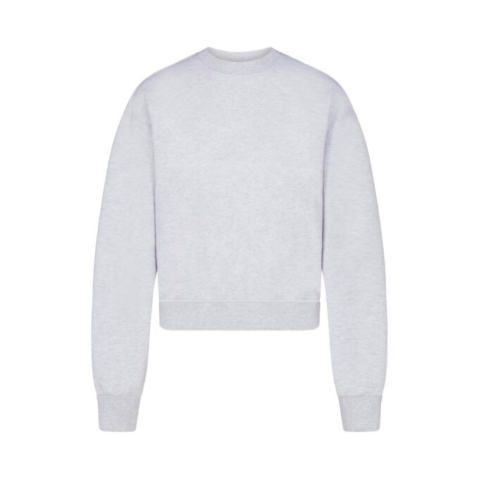 KLASSISK BOMULDSFLEECKE CREWNECK