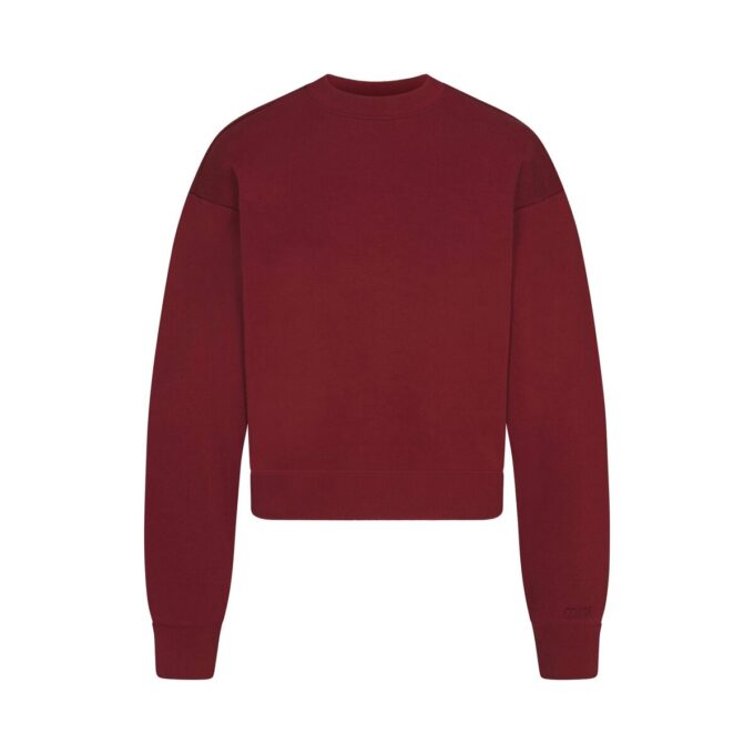 KLASSISK BOMULDSFLEECKE CREWNECK