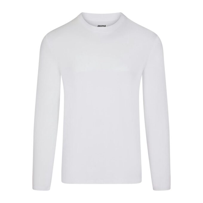 KLASSISK HERRE-T-SHIRT MED LANGÆRMET FRILUFTSLIV