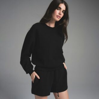 KLASSISKE BOMULDSFLEECESHORT