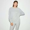 KRAFTIGT VAFFELT OVERSIZED CREWNECK