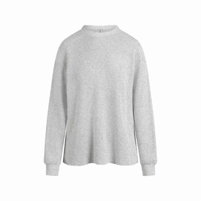 KRAFTIGT VAFFELT OVERSIZED CREWNECK