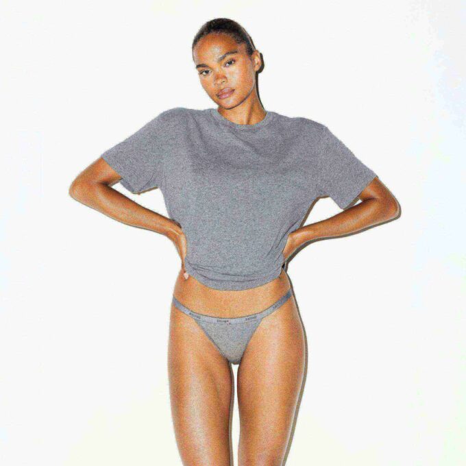 LET BOMULD LOGO PICOT STRING BIKINI