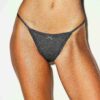 LET BOMULD POINTELLE BLONDE STRING THONG