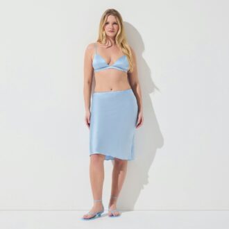 LETFOREDE TREKANT-BRALETTE I SILKE