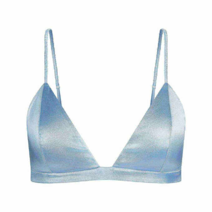LETFOREDE TREKANT-BRALETTE I SILKE