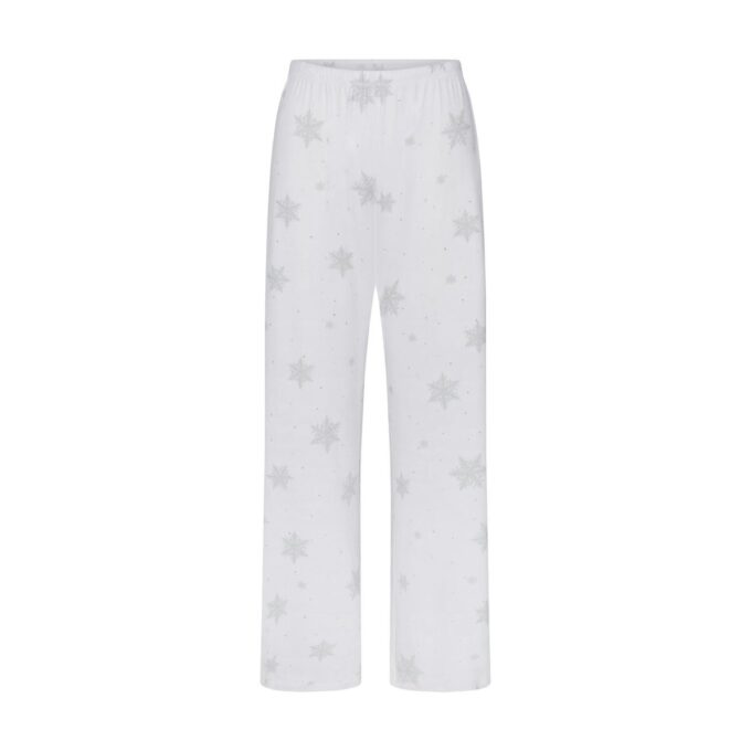 LOGO PLUSH POINTELLE RHINESTEN BUKSER MED STRAIGHT LEG