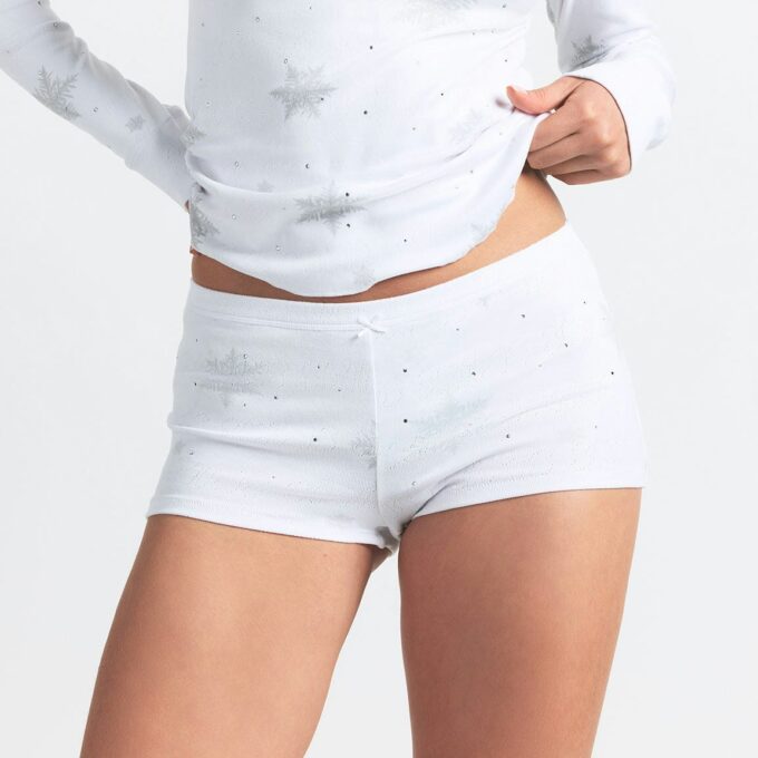 LOGO PLUSH POINTELLE RHINESTEN HENLEY SÆT