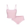 LOGO POINTELLE CROPPED CAMI SÆT