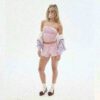 Løse shorts i bomuldsjersey