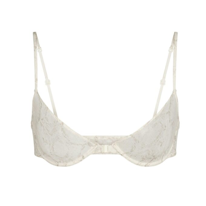 MÆLKEDE TRANSPARENT FRONTLUKKET BH