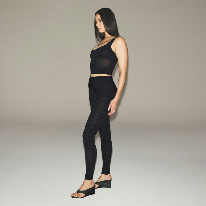MÆLKEDE TRANSPARENT TOP