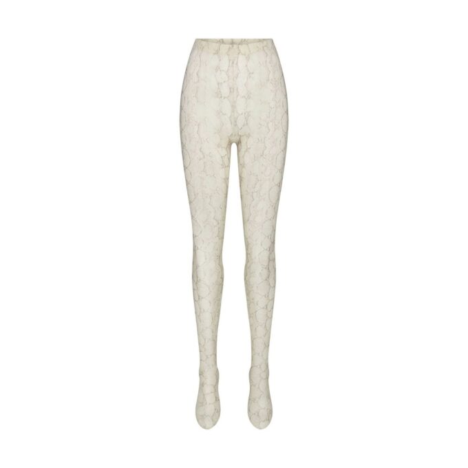 MÆLKEDE TRANSPARENTE LEGGINGS MED FØD