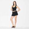 MINI SKORTS MED GLATTE LAG