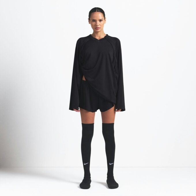 NikeSKIMS LUFTIG V-HALS OVERSIZED LANGERMET TOP