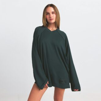 NikeSKIMS LUFTIG V-HALS OVERSIZED LANGERMET TOP