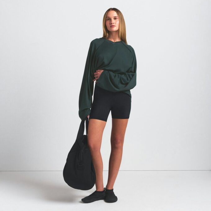 NikeSKIMS LUFTIG V-HALS OVERSIZED LANGERMET TOP
