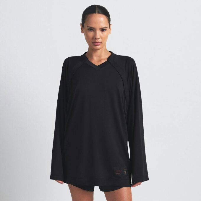NikeSKIMS LUFTIG V-HALS OVERSIZED LANGERMET TOP