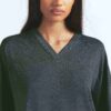 NikeSKIMS LUFTIG V-HALS OVERSIZED TOP