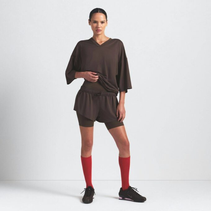 NikeSKIMS LUFTIG V-HALS OVERSIZED TOP