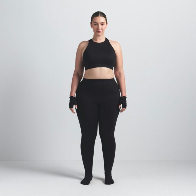 NikeSKIMS MATTE FOOTSIE GRIP LEGGINGS