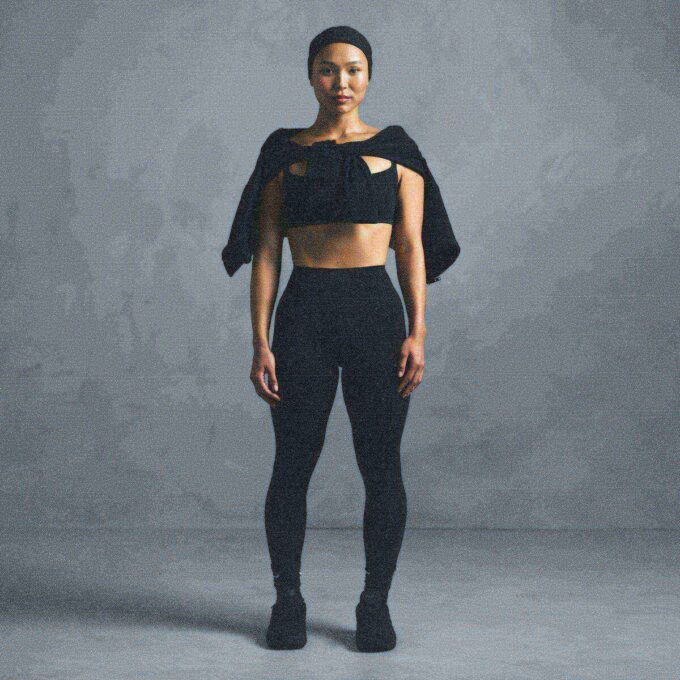 NikeSKIMS MATTE V-LINE 26″ LEGGINGS