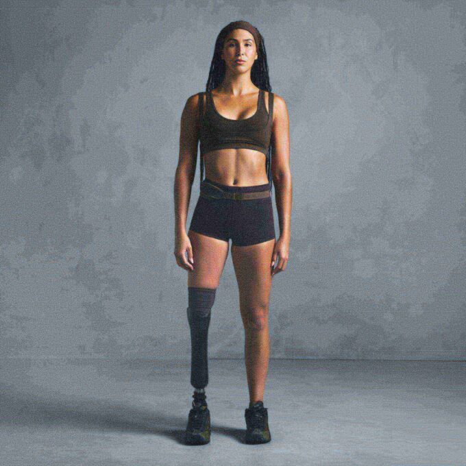 NikeSKIMS SHINE 5 cm SLØRET SHORT