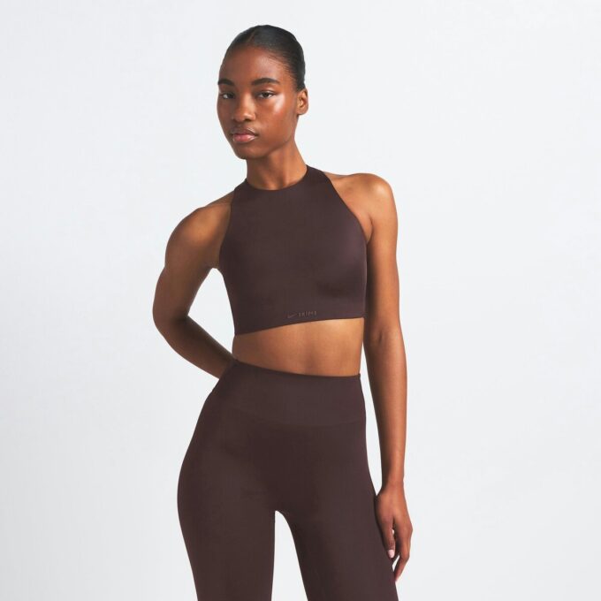 NikeSKIMS SHINE HØJHALSET BH