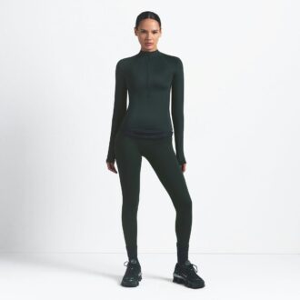 NikeSKIMS SHINE LANGE ÆRMER MED HALV LYNLÅS