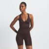 NikeSKIMS SHINE V-HALS TOP