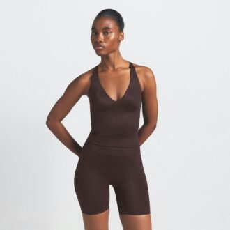 NikeSKIMS SHINE V-HALS TOP
