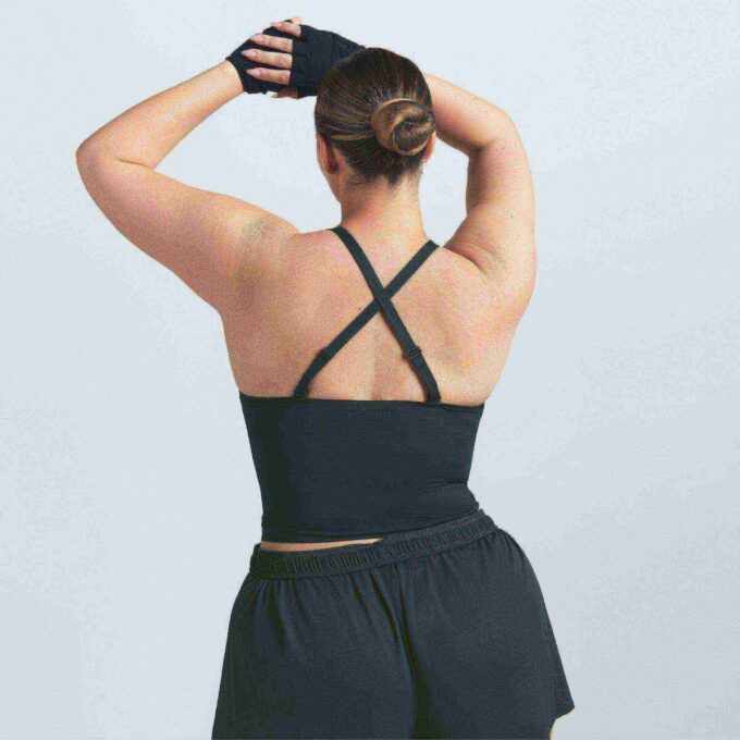 NikeSKIMS SHINE V-HALS TOP