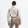 NikeSKIMS VÆVET NYLON CROP JAKKE