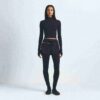 NikeSKIMS VINTAGE SØMLØS CROP TOP MED HØJ HALS